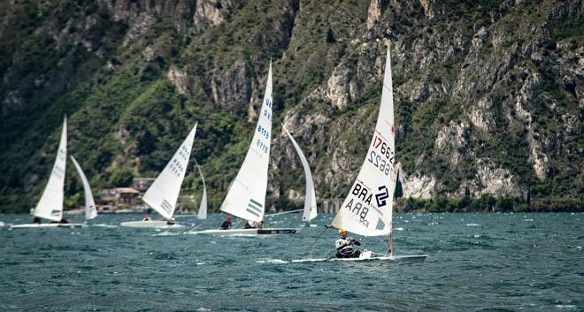 Robert Scheidt on the Laser came to support his Star friends - Star Sailors League 2013 Star Eastern Hemisphere Championship - Day 4 ©  Marc Rouiller http://www.light-storm.ch